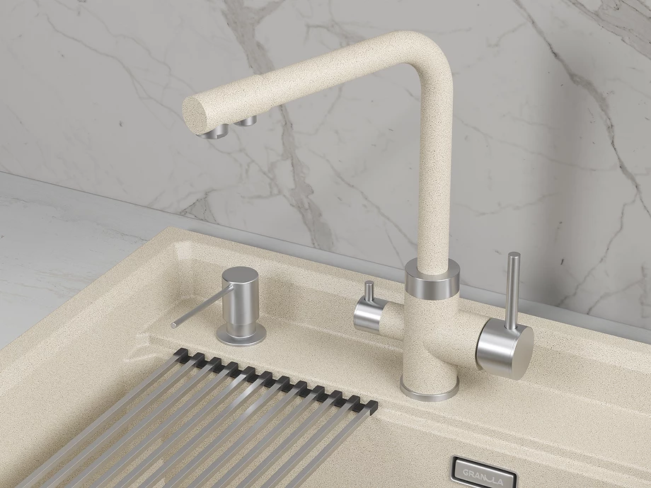 Смеситель для кухни GRANULA (5015, ПИРИТ) - фото 2