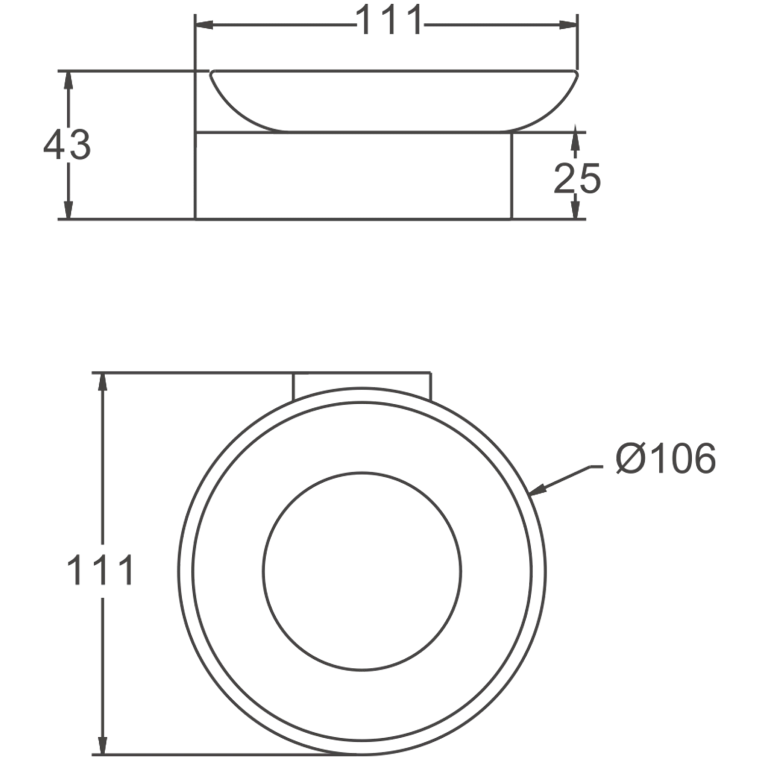 Мыльница BELZ оружейная сталь (B90702) - фото 2