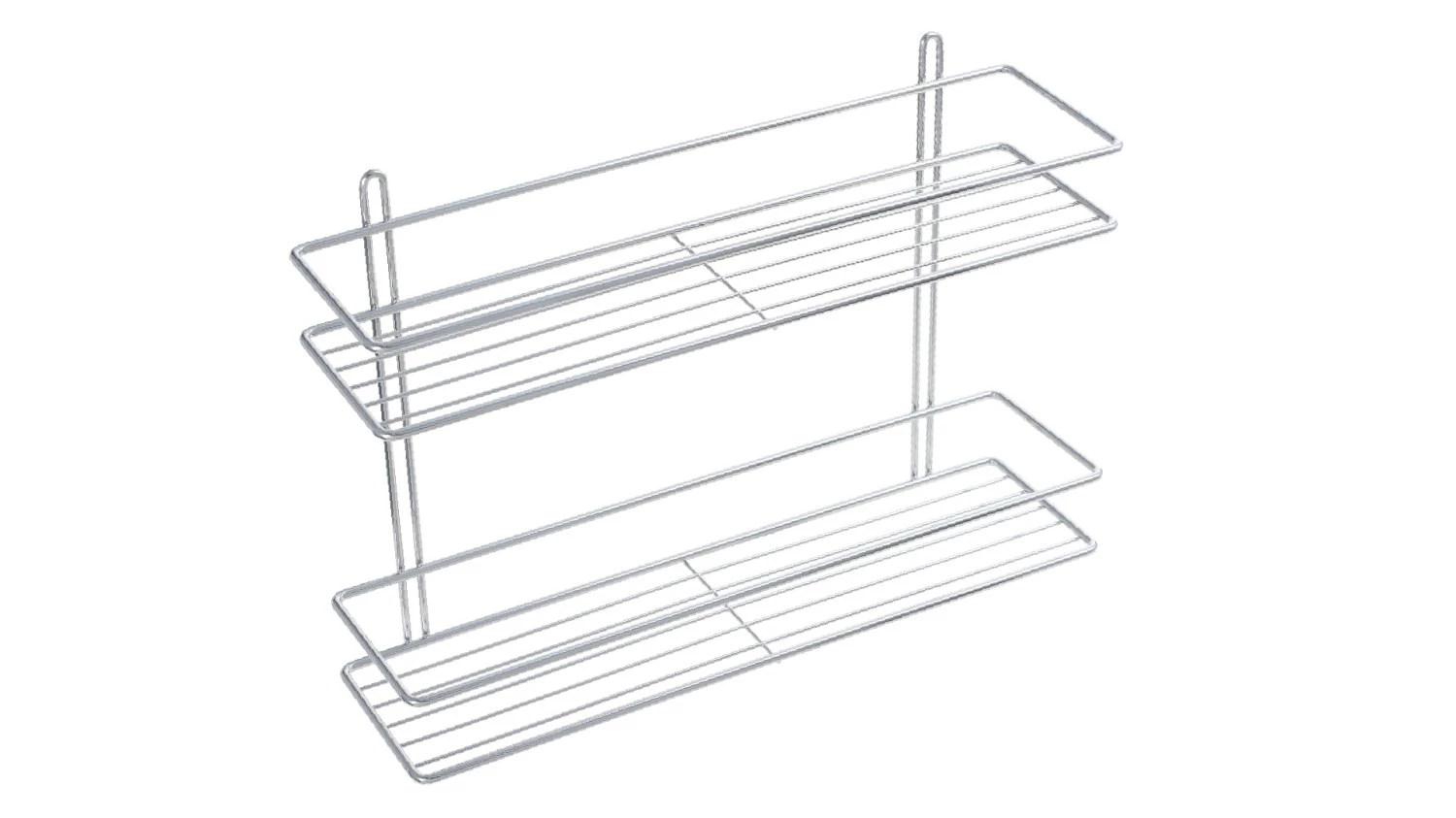 Полка Fixsen прямая двухэтажная цвет серый (FX-730-2)