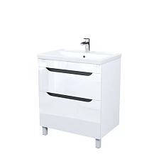 Тумба с умывальником, напольная, 70 см, белый, Ray, IDDIS, RAY70WFi95K