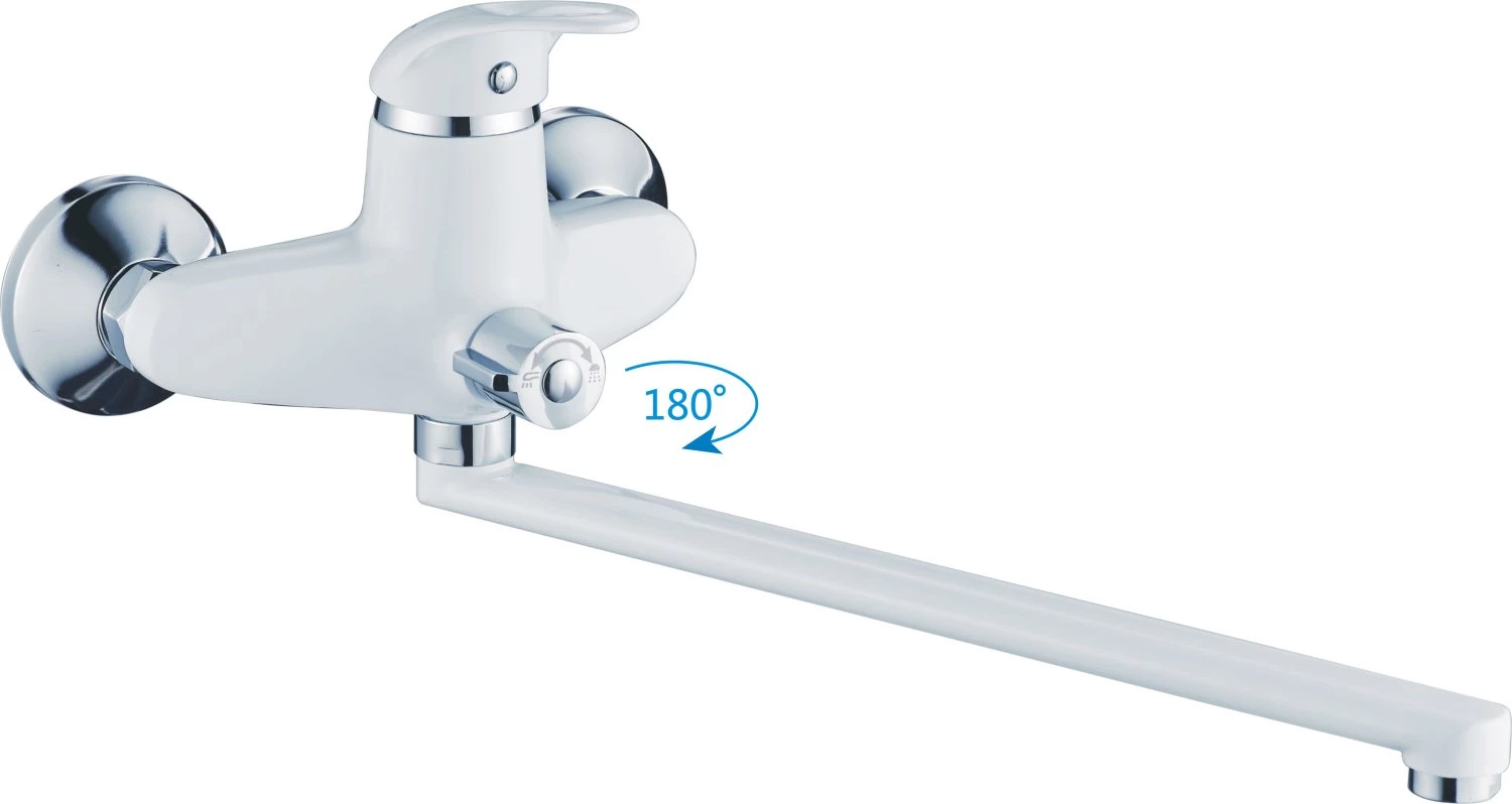 Смеситель для ванны Cron белый (CN2203-8) - фото 1