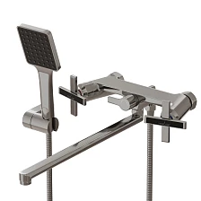Смеситель для ванны и раковины MIXLINE ML37-032 "Cross" 1/2 кер. (553895)