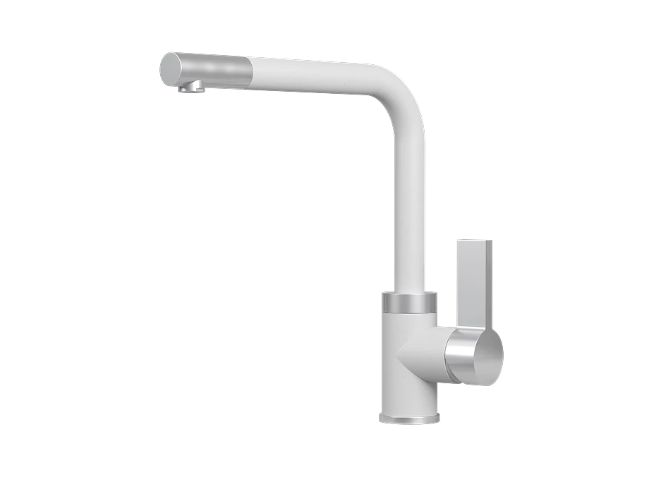 Смеситель для кухни GRANULA (5504, АРКТИК (БЕЛЫЙ))