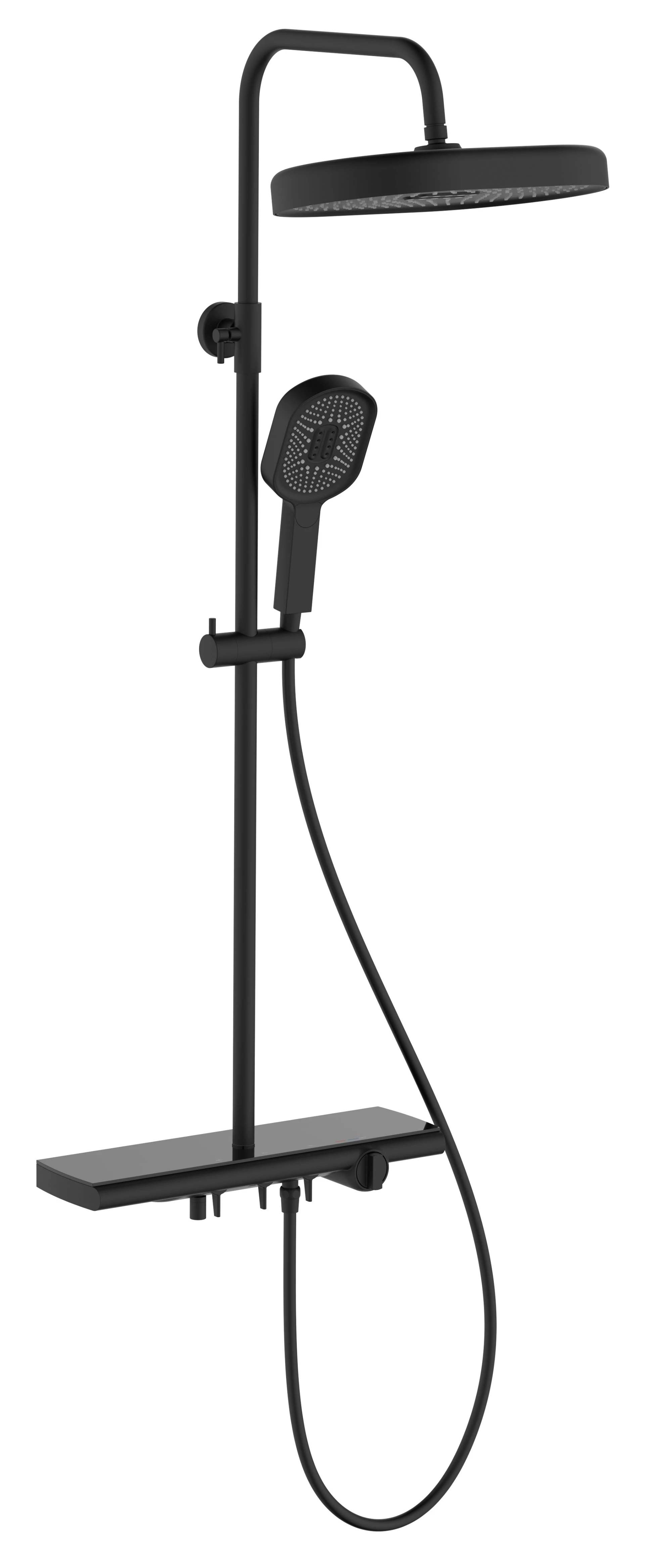 Душевая система со смесителем ESKO (ST350Black) Душевая система со смесителем ESKO (ST350Black) - фото 1