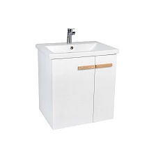 Тумба VIANT "Мюнхен" 2 ств подвесная белая 425х655х620 под раковину .S-UM-COM70/1-w (COMO 70) (VMUN70COBEL-T2STP)