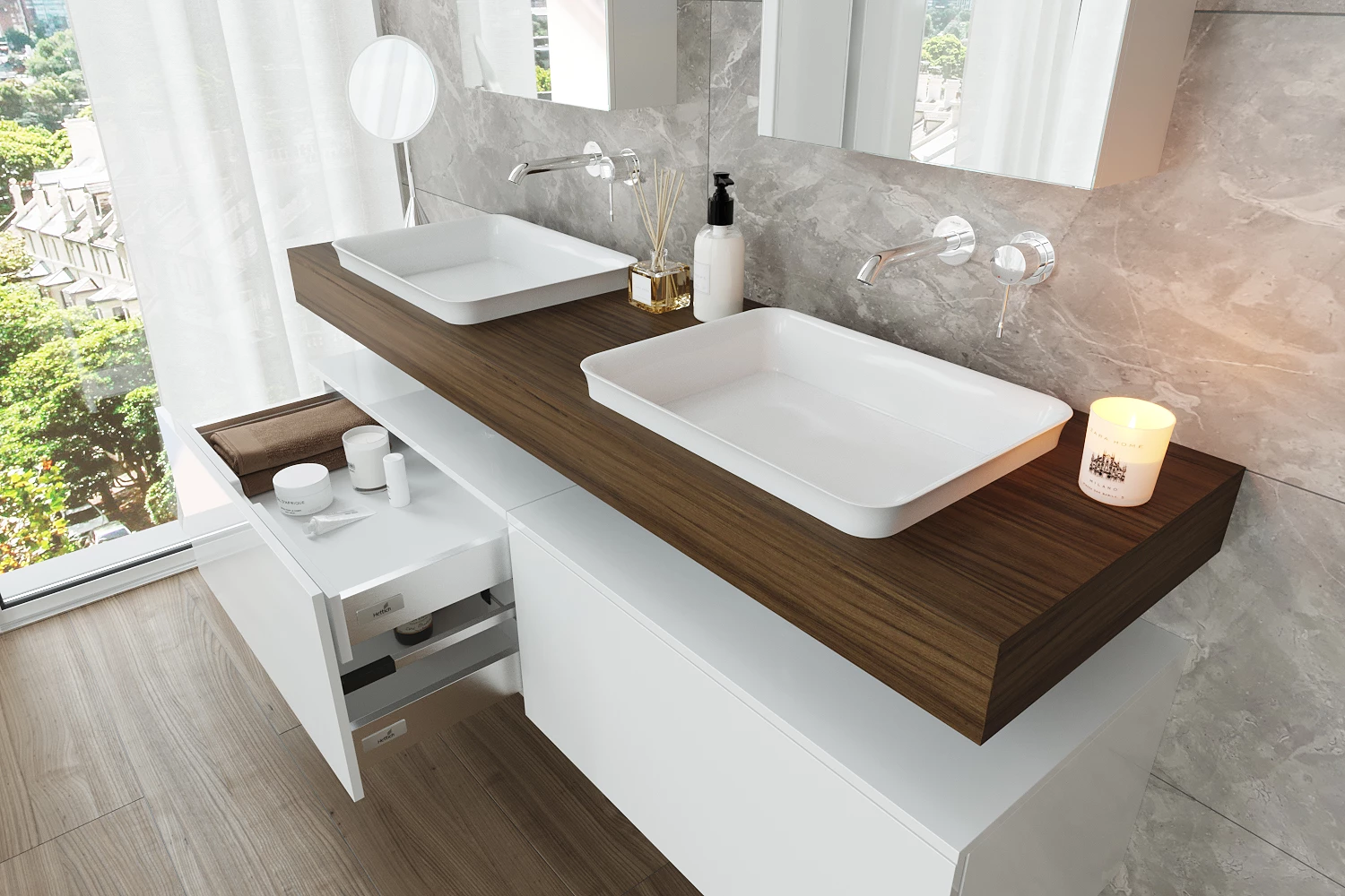 Столешница Velvex Unit 160, дуб карпентер (st.UNI.160-628) Столешница Velvex Unit 160, дуб карпентер (st.UNI.160-628) - фото 4