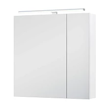 Шкаф VIGO навесной с зеркалом Plaza 700 со светильником (zsh.PLA.70.El)