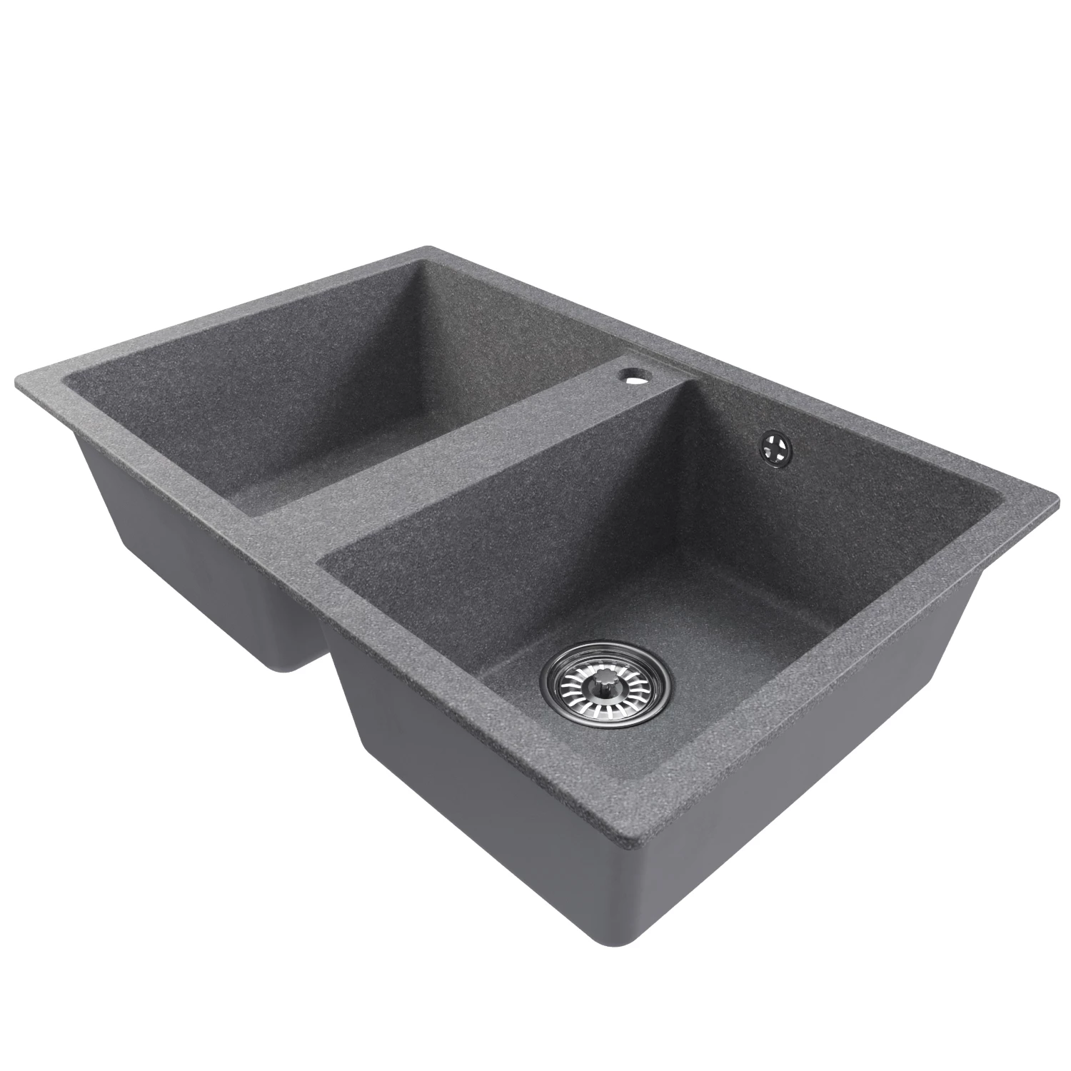 Мойка MIXLINE ML-GM23 двухчашевая графит (342) 770*500*190мм NEW (552043) Мойка MIXLINE ML-GM23 двухчашевая графит (342) 770*500*190мм NEW (552043) - фото 1