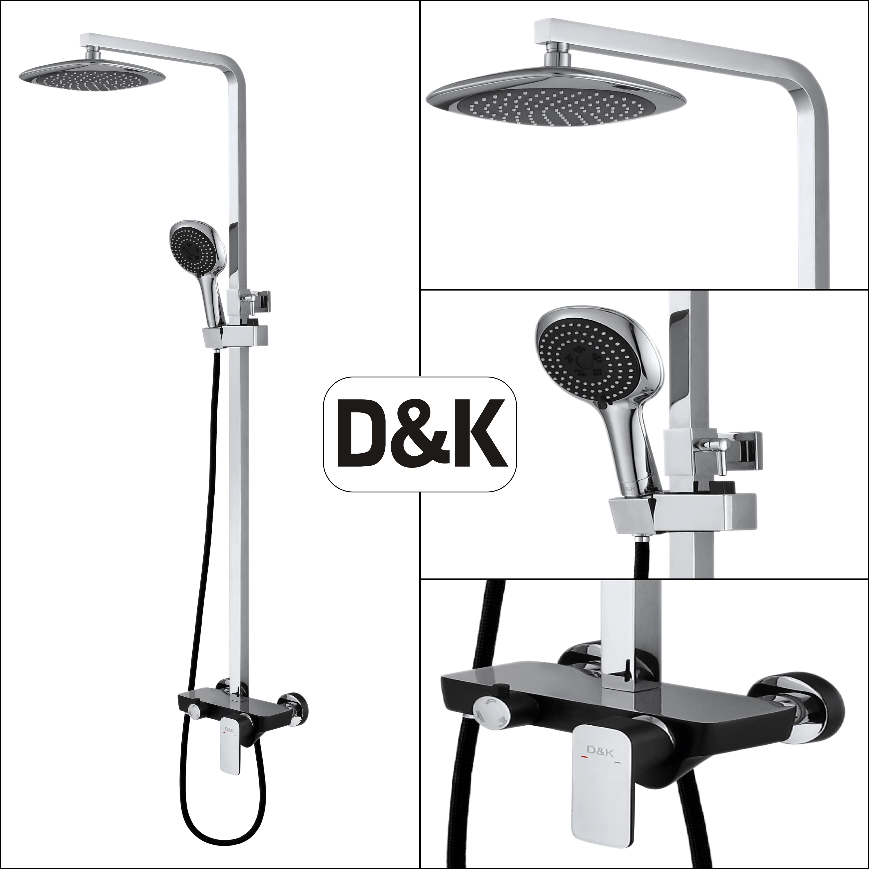 Душевая система DK Berlin Technische (DA1433715A02) Душевая система DK Berlin Technische (DA1433715A02) - фото 2