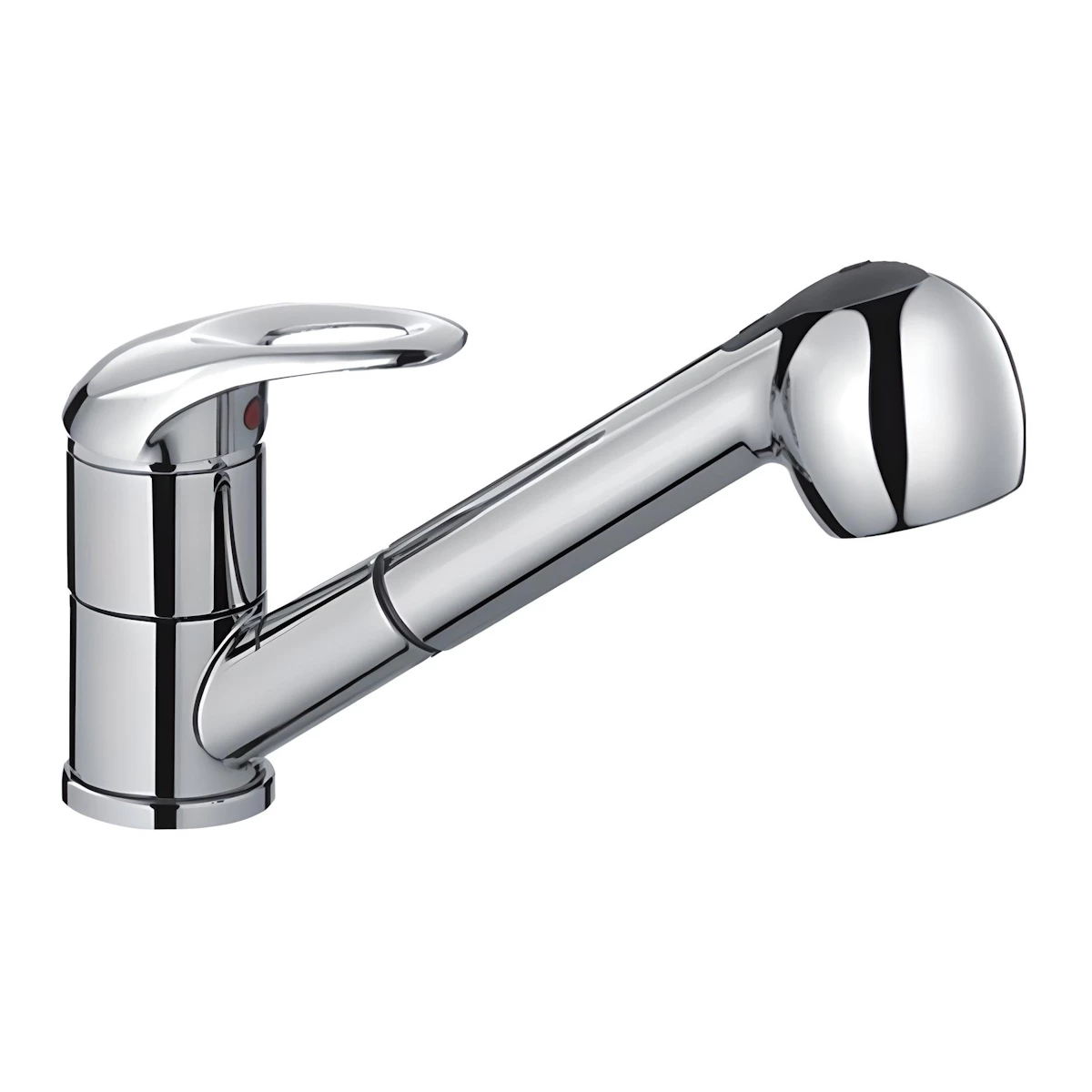 Смеситель для кухни CRON, хром, выдвижной излив (CN6003) - фото 1