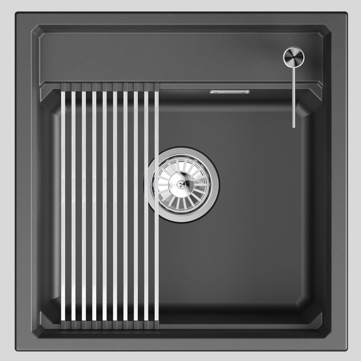 Кухонная мойка GRANULA кварц (5002i, ШВАРЦ) - фото 1