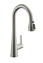 Смеситель для кухни BELZ выдвижной излив, нержавеющая сталь, никель (B74816-6)