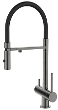 Смеситель для кухонной мойки DQ с фильтром графит (DA1462506Grey)