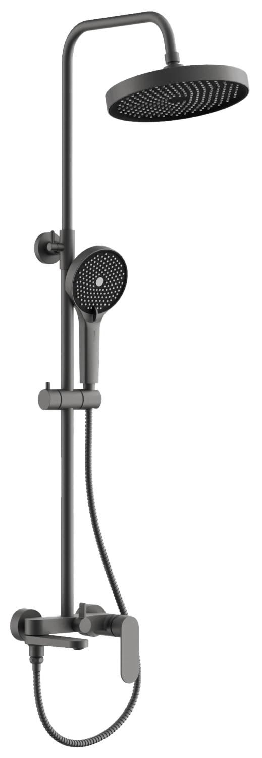 Душевая система BELZ оружейная сталь (B24713-3) - фото 1