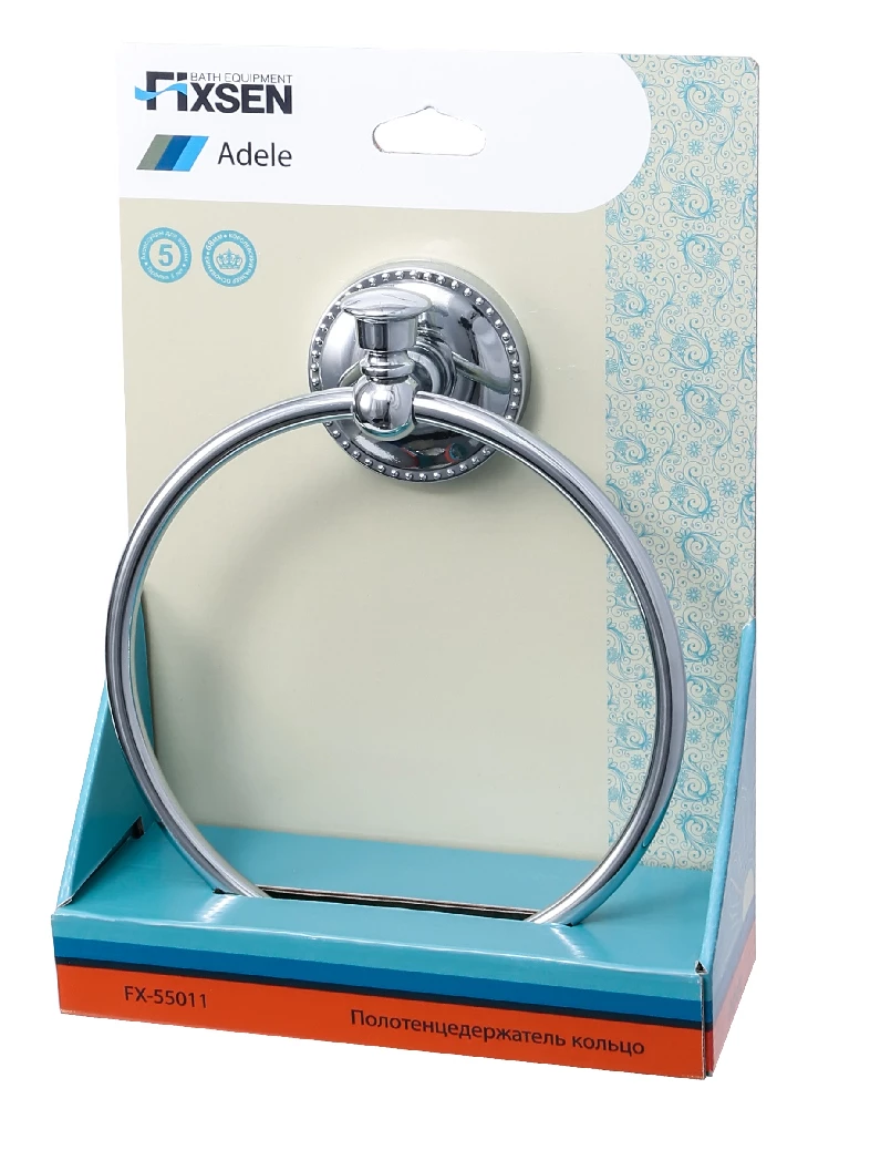 Полотенцедержатель кольцо FIXSEN ADELE (FX-55011) - фото 2