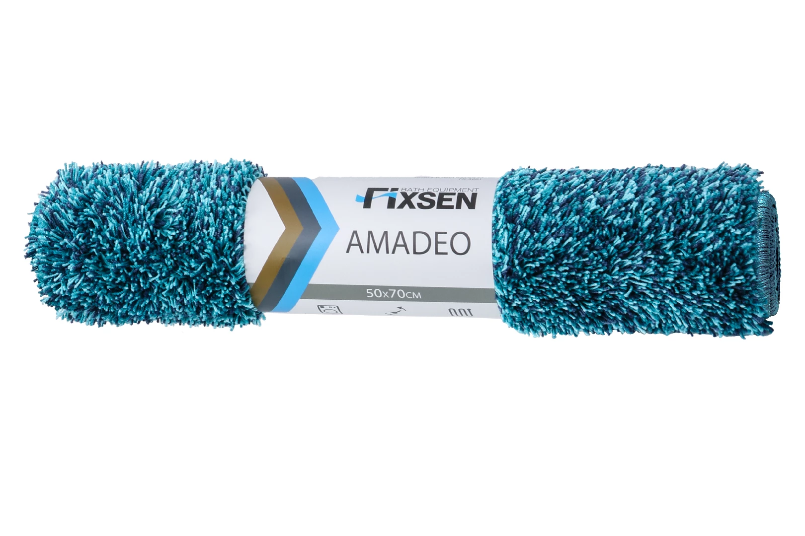 Коврик для ванной Fixsen Amadeo 1-ый синий, 50х70 см. (FX-3001C) - фото 3