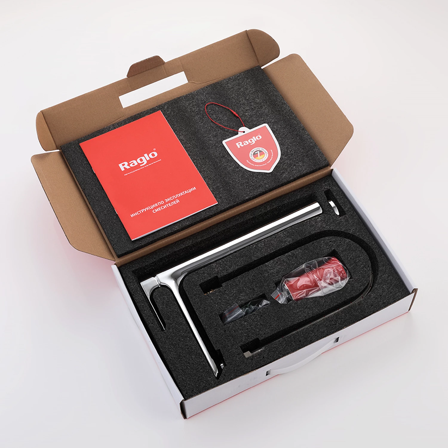 Смеситель Raglo высокий для умывальника  (R03.15) - фото 10