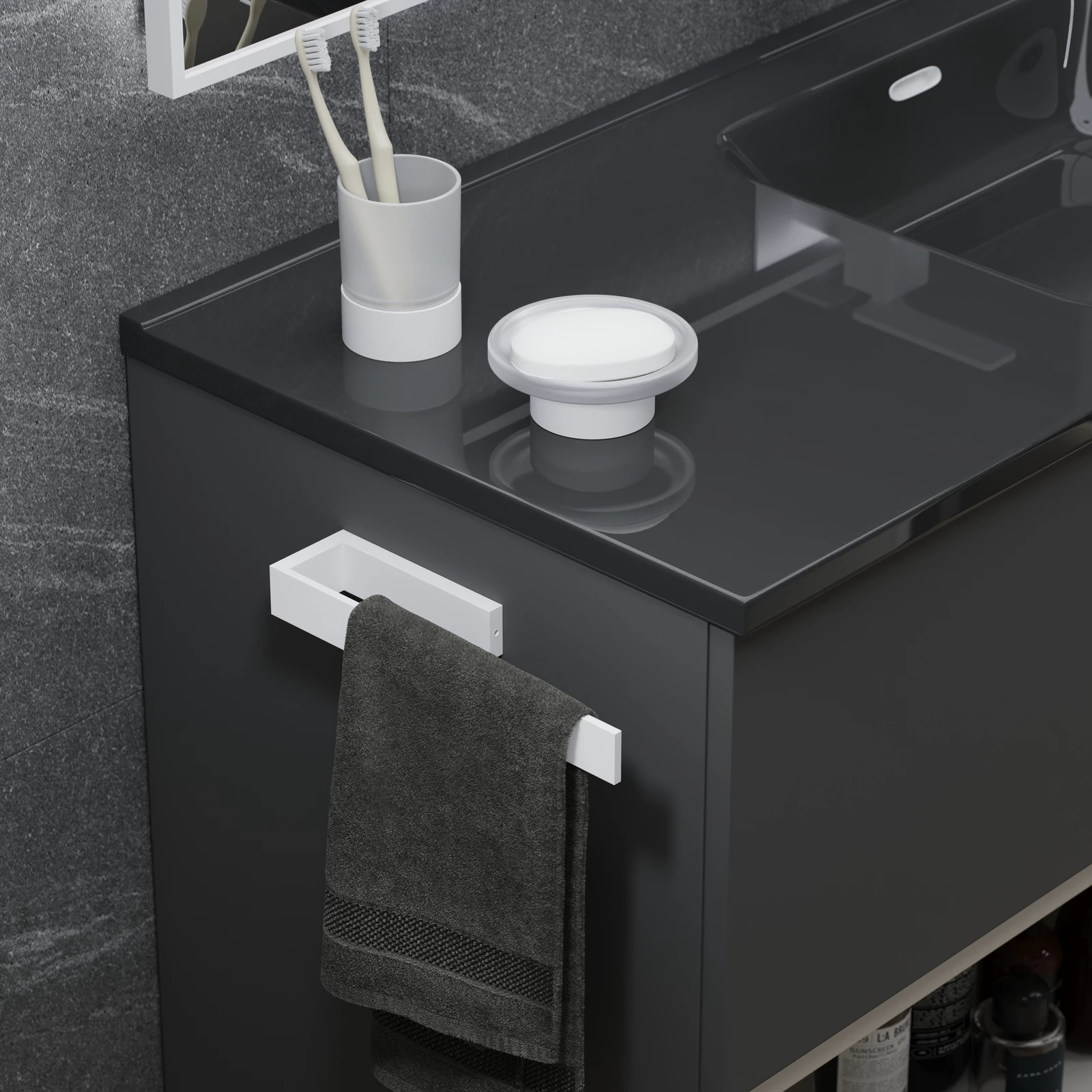 Мыльница настольная Timo Saona белый матовый (13221/16) - фото 2