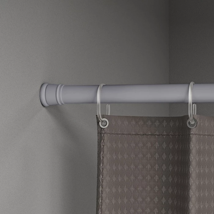 Карниз для ванной комнаты IDDIS Elegante 110-200 см, серый матовый (SRC0120i14) Карниз для ванной комнаты IDDIS Elegante 110-200 см, серый матовый (SRC0120i14) - фото 3