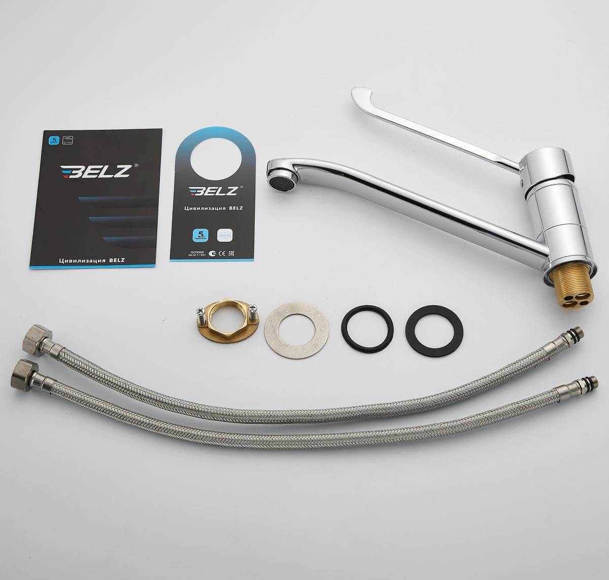 Смеситель для кухни BELZ хром (B70019) - фото 14