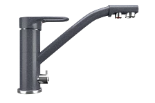 Смеситель для кухни ULGRAN Classic антрацит (U-010-343)