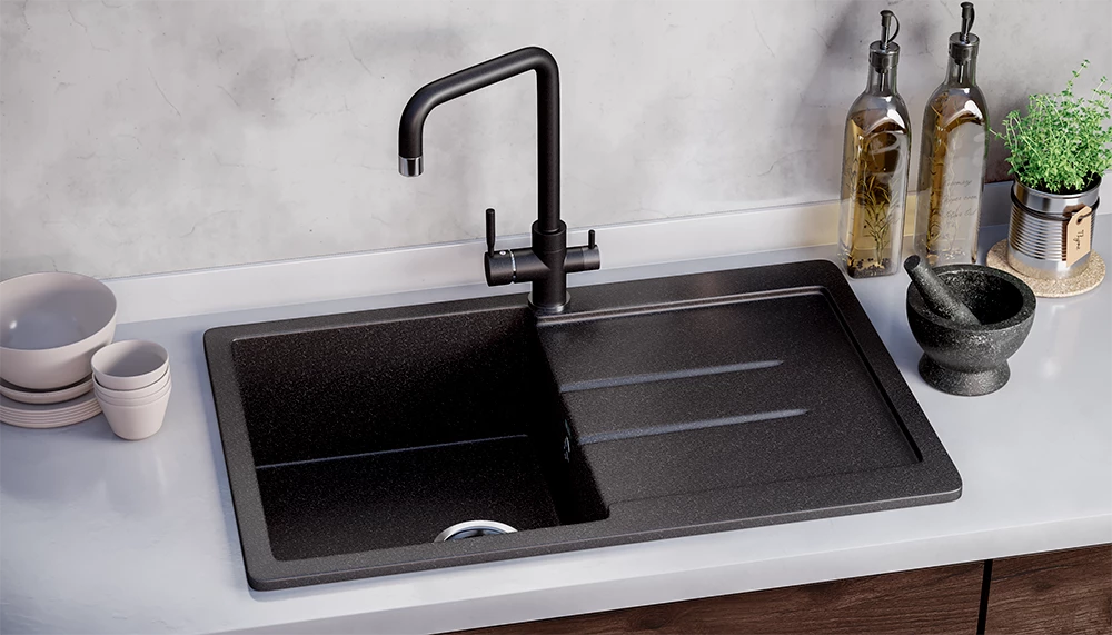 Мойка Ulgran Classic черный (U-507-308) Мойка Ulgran Classic черный (U-507-308) - фото 2