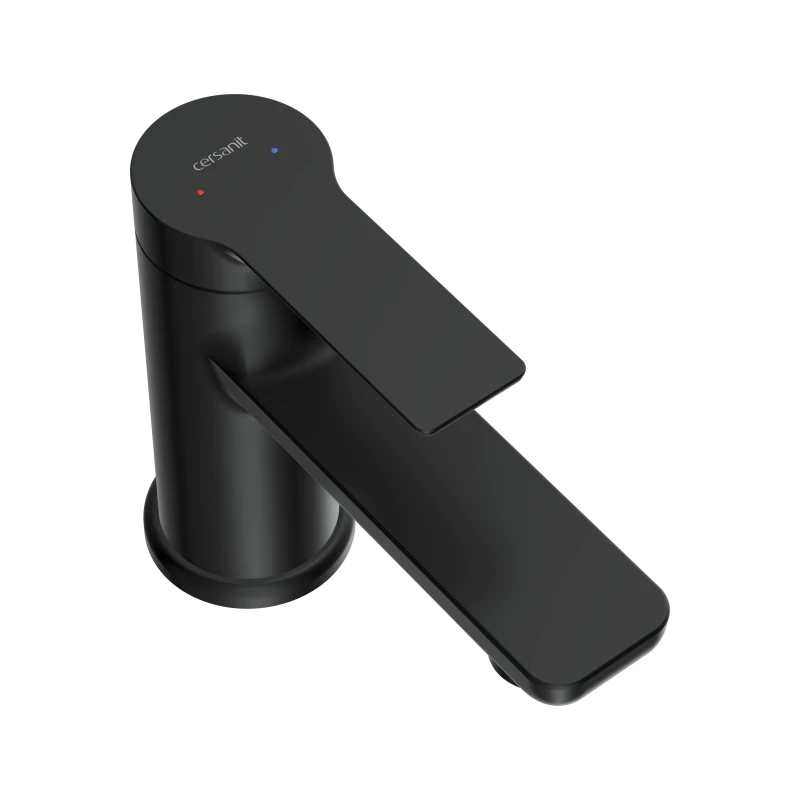 Смеситель для раковины CERSANIT VIBE однорычажный черный (68926) - фото 3