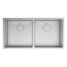 Кухонная мойка Lemark PRORAN 900 прямоугольная с двумя чашами из нержавеющей стали цвет: сталь (9937137)