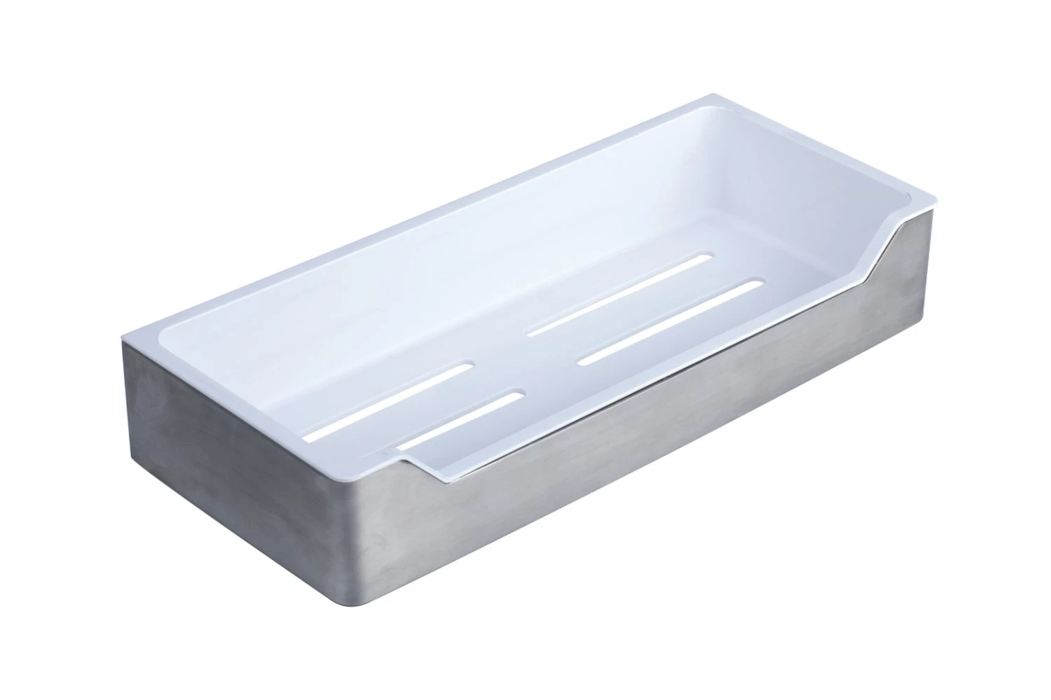 Полка FIXSEN Hotel прямоугольная одноэтажная с пластиковой вставкой (FX-31003C) - фото 1