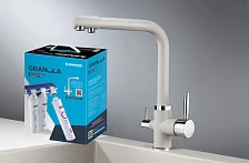 Комплект кухонный смеситель Granula 2015 Базальт + Фильтр Granula (2015 Базальт+АКС-002)