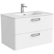 Тумба с раковиной IDDIS Brick 80 подвесная белая (BRI80W0i95K)