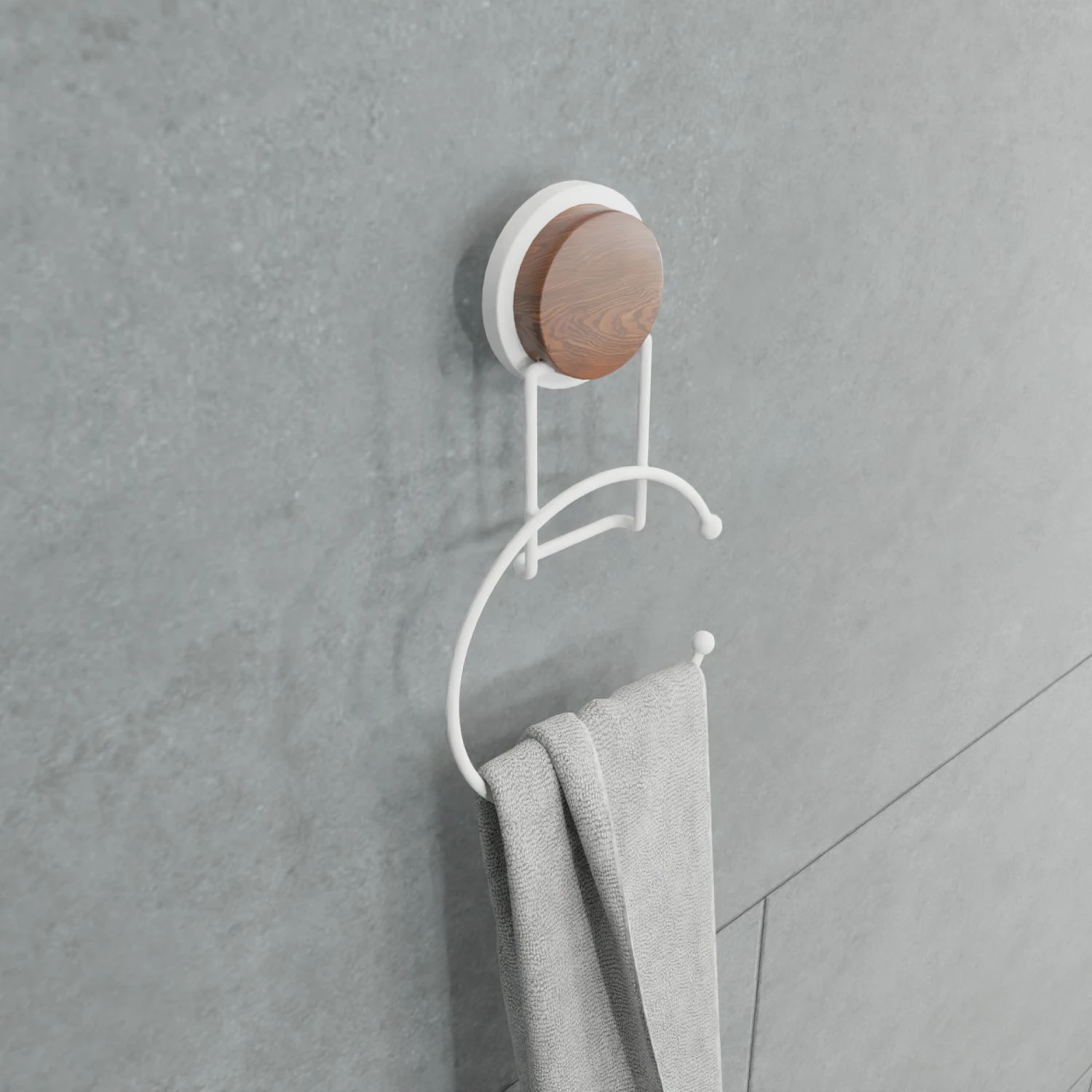 Полотенцедержатель кольцо Fixsen Magic White (FX-47011) - фото 2