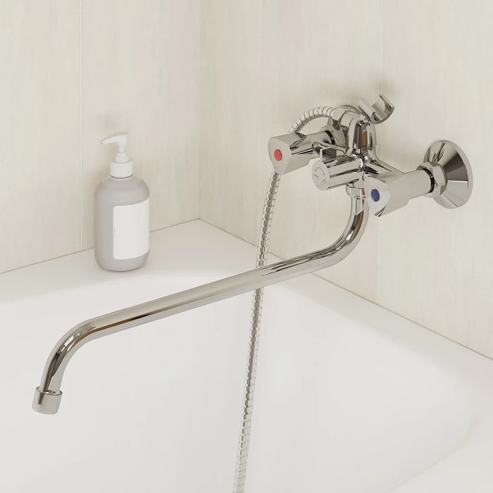 Смеситель для ванны с длинным изливом Milardo Tring (TRISB02M10) - фото 2