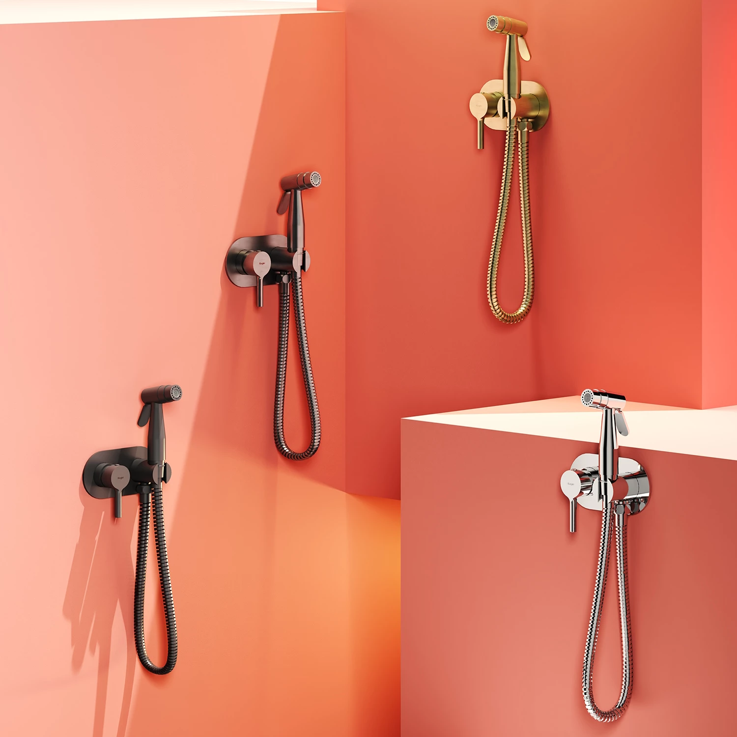 Смеситель Raglo встраиваемый с гигиеническим душем (R20.52) - фото 2