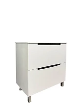 Тумба Runo Lina 70 напольная белая под умывальник 00-00002555 (Teffy 70) (00-00004642)