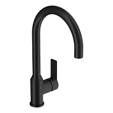 Смеситель для кухни CERSANIT VIBE однорычажный черный (68936)