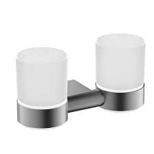 Стакан для зубных щеток двойной Timo Luiro черное золото (18534/18)