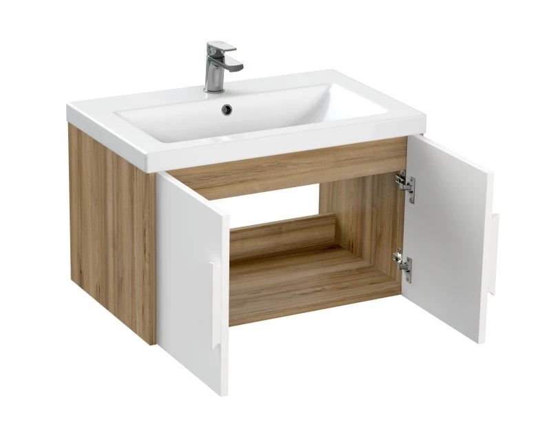 Тумба CERSANIT COMO 70 подвесная белая под раковину S-UM-COM70/1-w (COMO 70) (69338) - фото 6