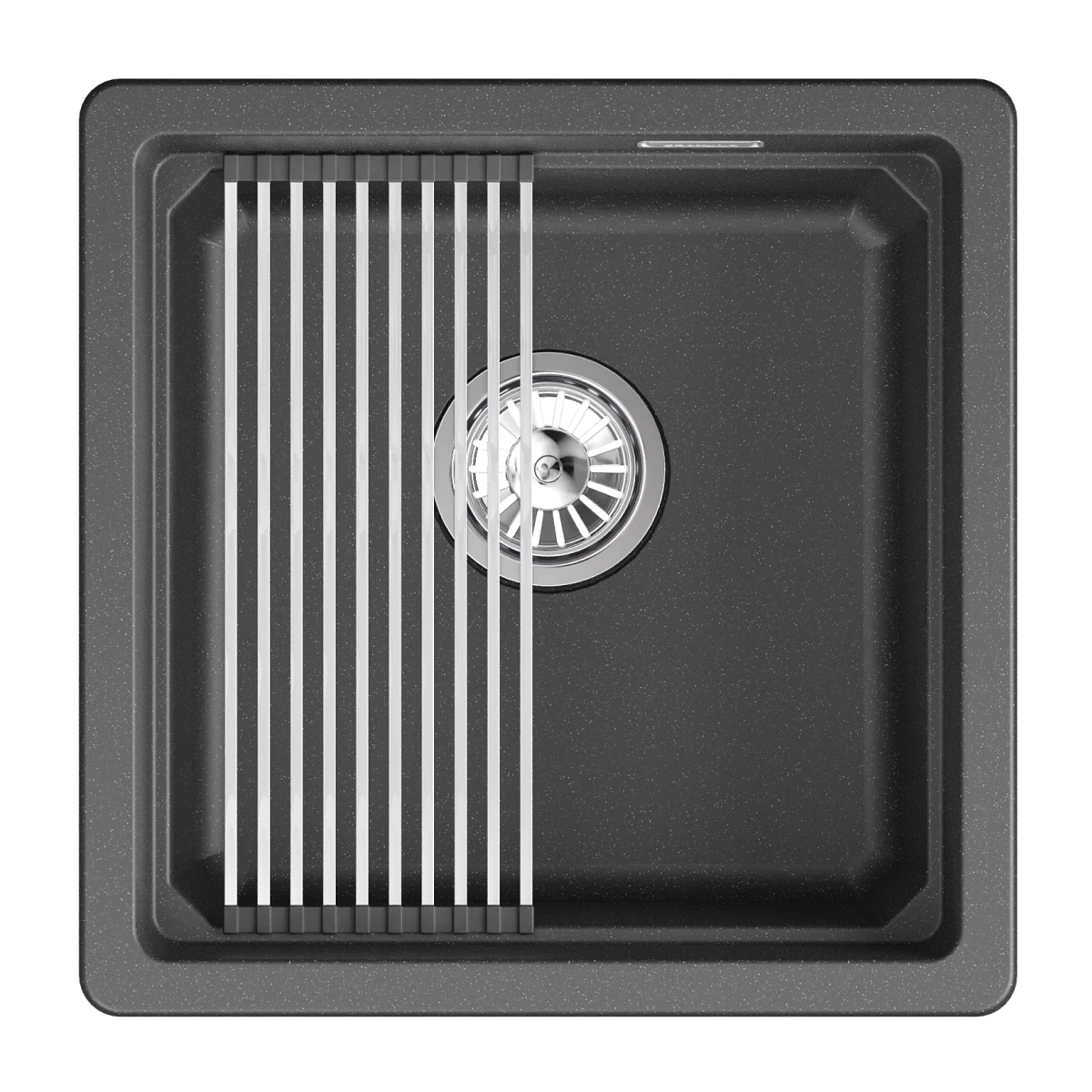 Кухонная мойка GRANULA кварц (4501iU, ЧЁРНЫЙ) - фото 1