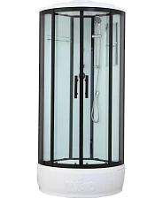 Душевая кабина Timo Standart Black 80*80*220  (T-6680B)