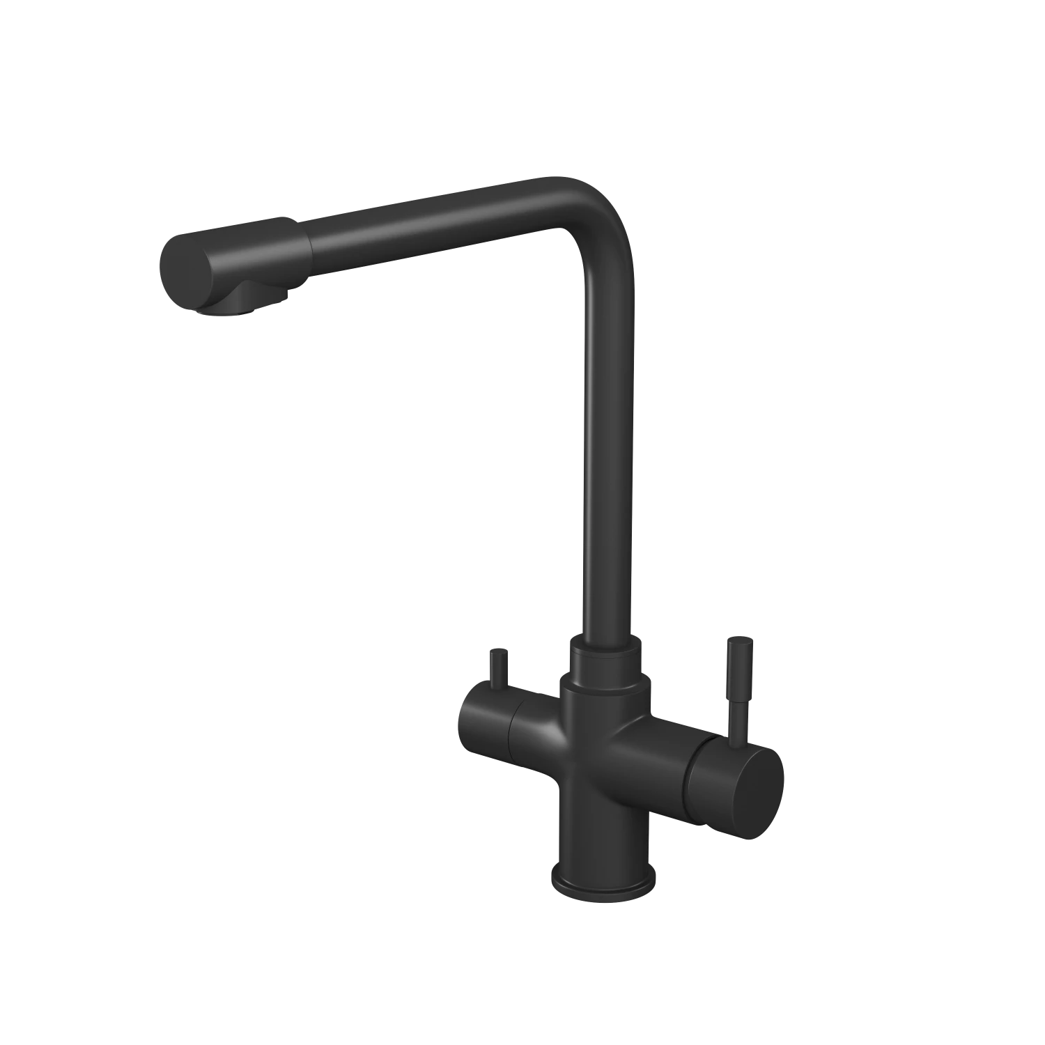 Смеситель для кухонной мойки с фильтром RUSH (MS9035-33Black) - фото 1