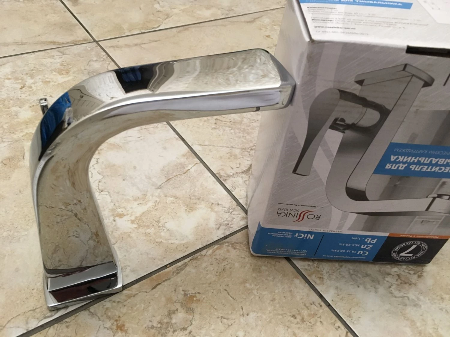 Смеситель для раковины Rossinka RS34 (RS34-12U) - фото 2