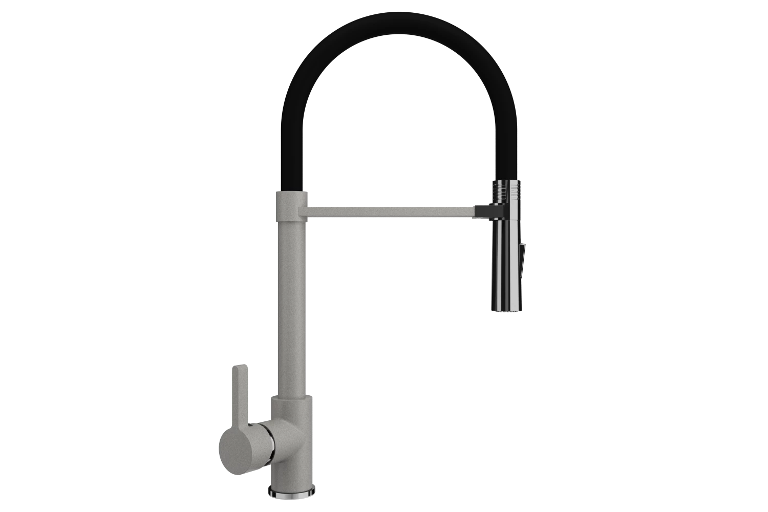 Смеситель для кухни Ulgran Classic серый (U-024-310) - фото 1
