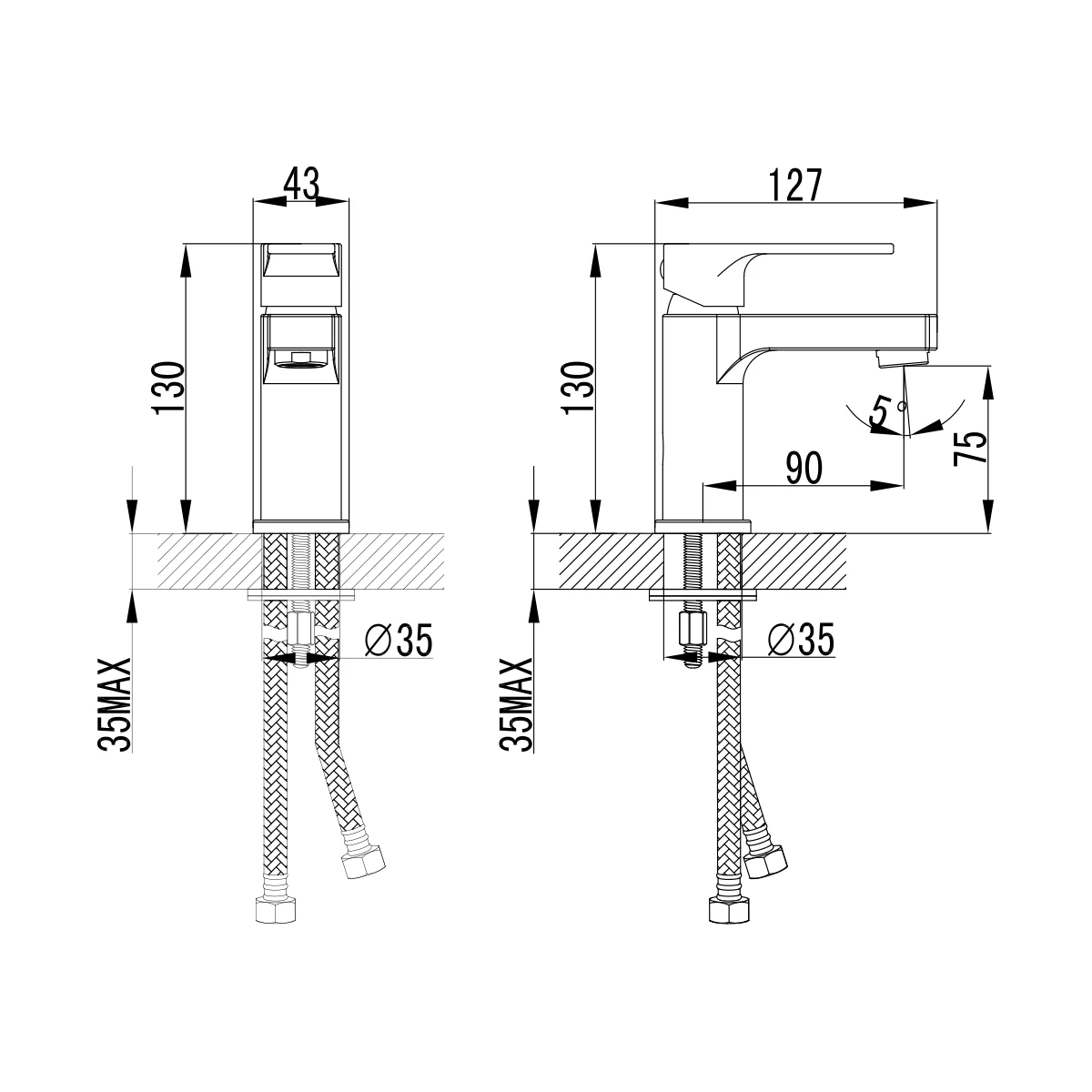 Смеситель для раковины Lemark Plus Grace (LM1506C) - фото 2