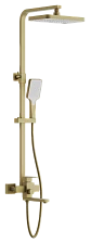 Душевая система BELZ цвет: брашированное золото (PVD-покрытие) (B24817-5)