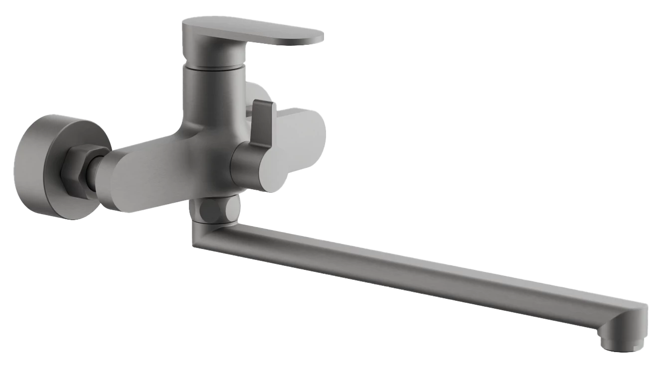 Смеситель для ванны BELZ оружейная сталь (B22713-3)