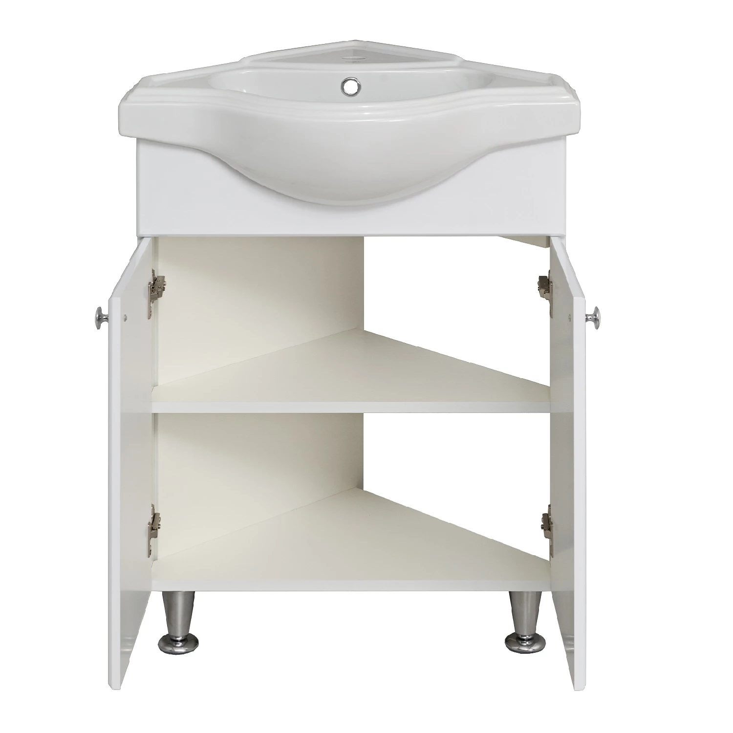 Тумба Runo Классик 65 угловая под умывальник УТ000003756 (Классик 65) (УТ000004162) - фото 4