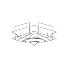 Полка одноярусная угловая Milardo Grid проволока стальная, хром (GRICC1CM44)