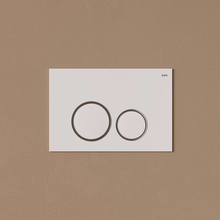 Клавиша смыва IDDIS Unifix универсальная, белая 002 (UNIR2WCi77) - фото 2