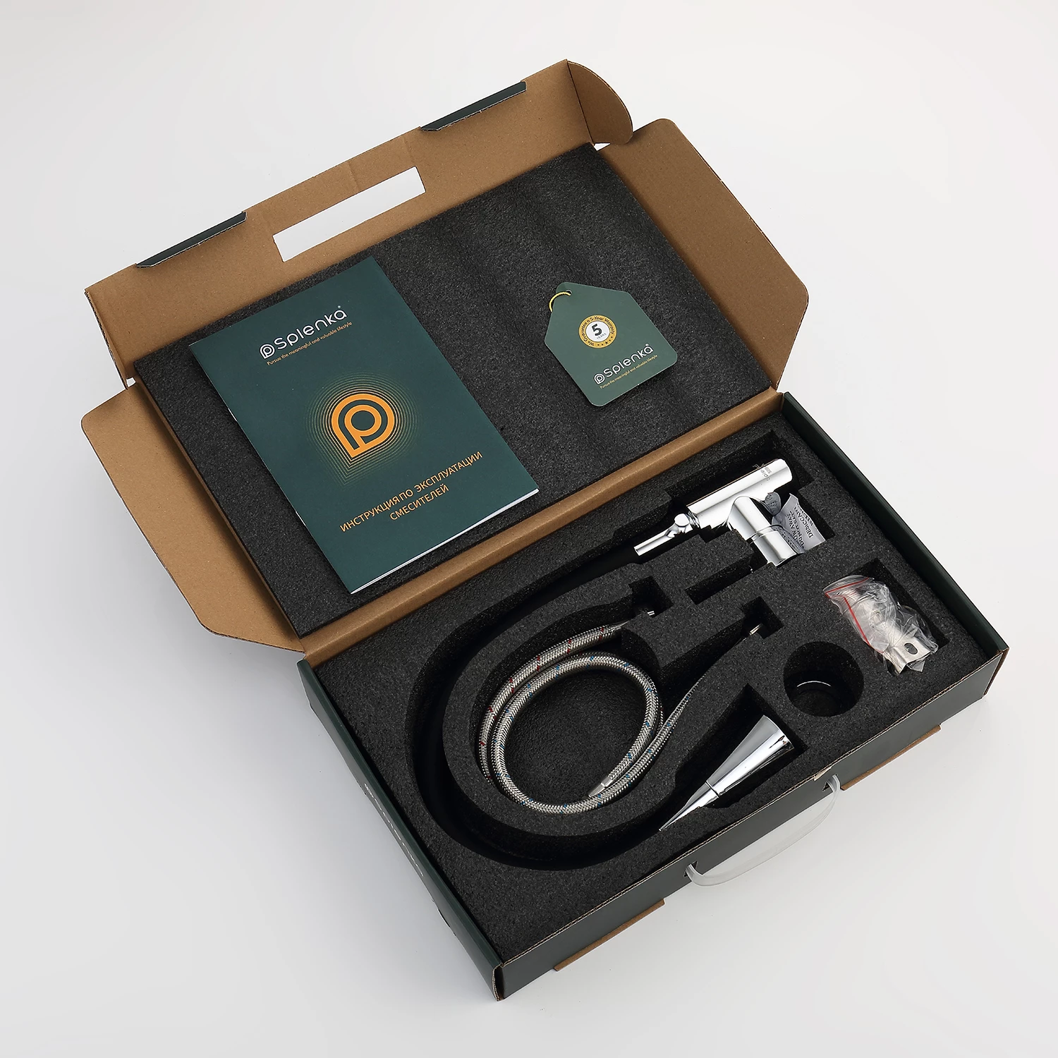 Смеситель Splenka для кухни с гибким изливом (S201.4306) - фото 11